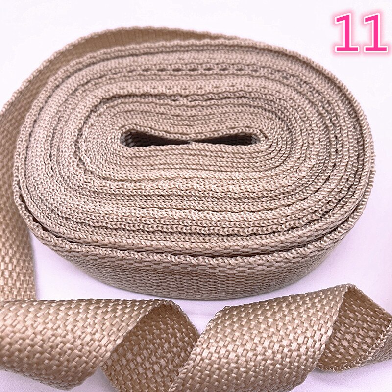 DIY 3 Yards Length 1 Inch (25mm) Width Nylon Webbing Strapping many Color: 11