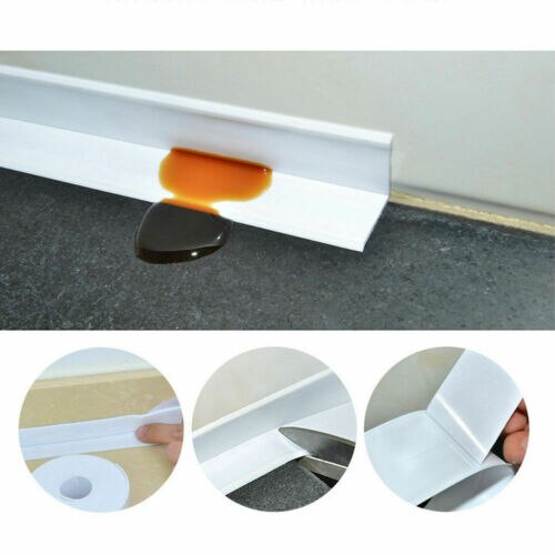 3.2 mx 38mm badrum dusch handfat bad tätning band tejp caulk strip självhäftande vattentät vägg klistermärke för badrum kök