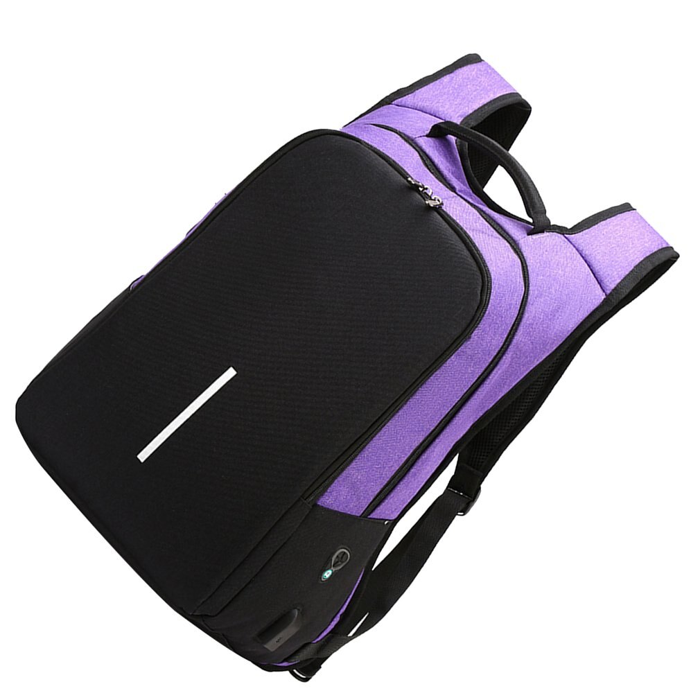 Sac antivol 17 pouces ordinateur portable sac à dos voyage sac à dos femmes grande capacité affaires USB Charge collège étudiant sacs à bandoulière