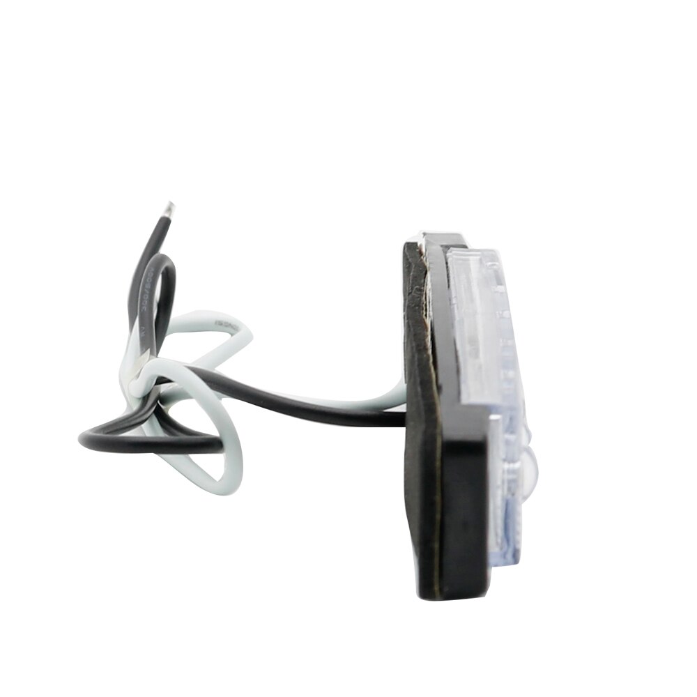 10pcs 6 LED Truck Lorries Bus Clearance Side Marker Indicators Light Lamp Amber White Truck Light