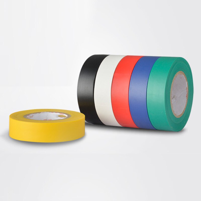 Waterproof and flame retardant electrical tape PVC tape electrical accessories electrical tape 10 meters 6 colors