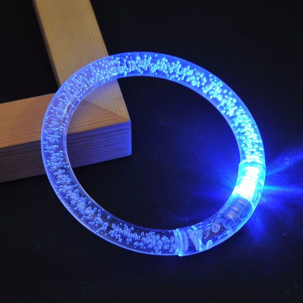 1Pc Kleur Veranderende Led Armband Light Up Lichtgevende Armband Voor Party Dj, Clubs, Kinderspeelgoed