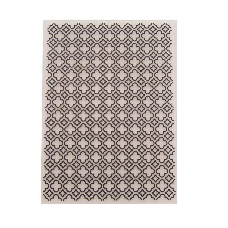 Dossier de gaufrage de fond pour la fabrication de cartes, bricolage Floral en plastique, Scrapbooking, carte d'album Photo, modèle de décoration artisanale en papier