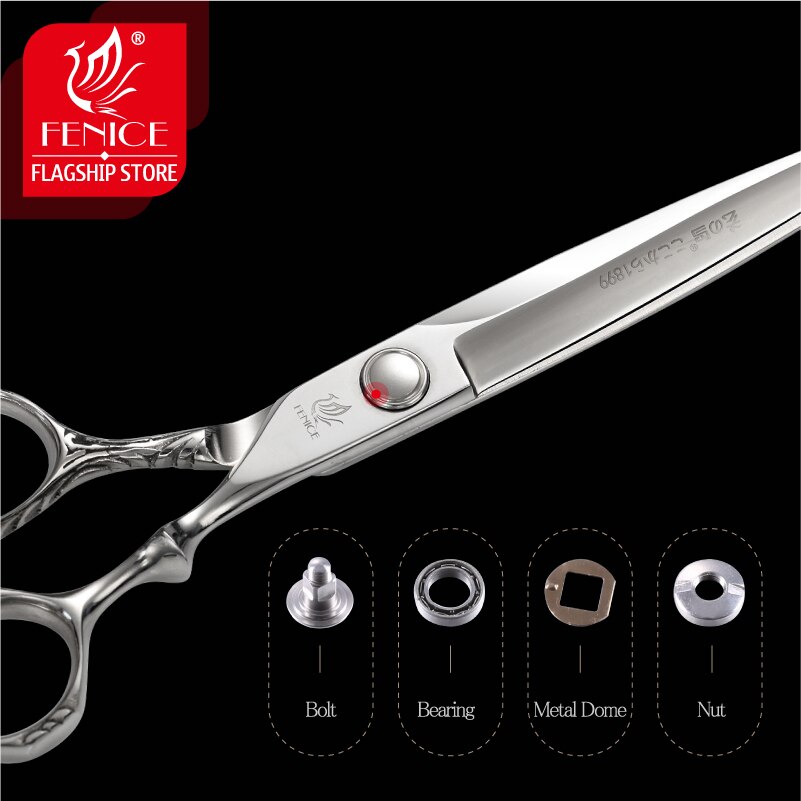 Fenice 7.0 Inch Kappers Schaar Haar Knippen Schaar Professionele Jp 440c Staal Kapper Schaar Voor Kapper