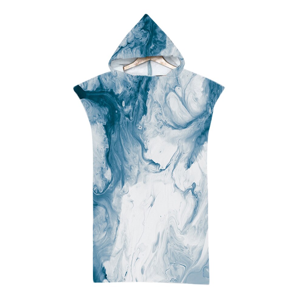 Microfiber Fabric Adult Bath Towels Beach Bathrobe Cloaks Hooded Swimming Pool Gym Fitness Bathing Wrap Towels: TypeA