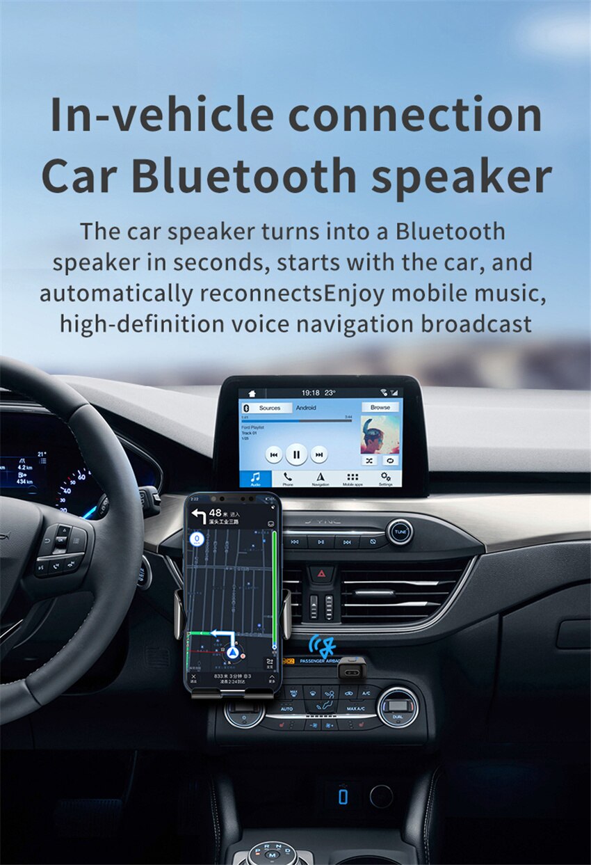 Bluetooth 5.0 audio lähetin vastaanotin 3.5mm aux liitin usb dongle stereo musiikki langaton sovitin mikrofoni televisioon pc autosarja kuulokkeet