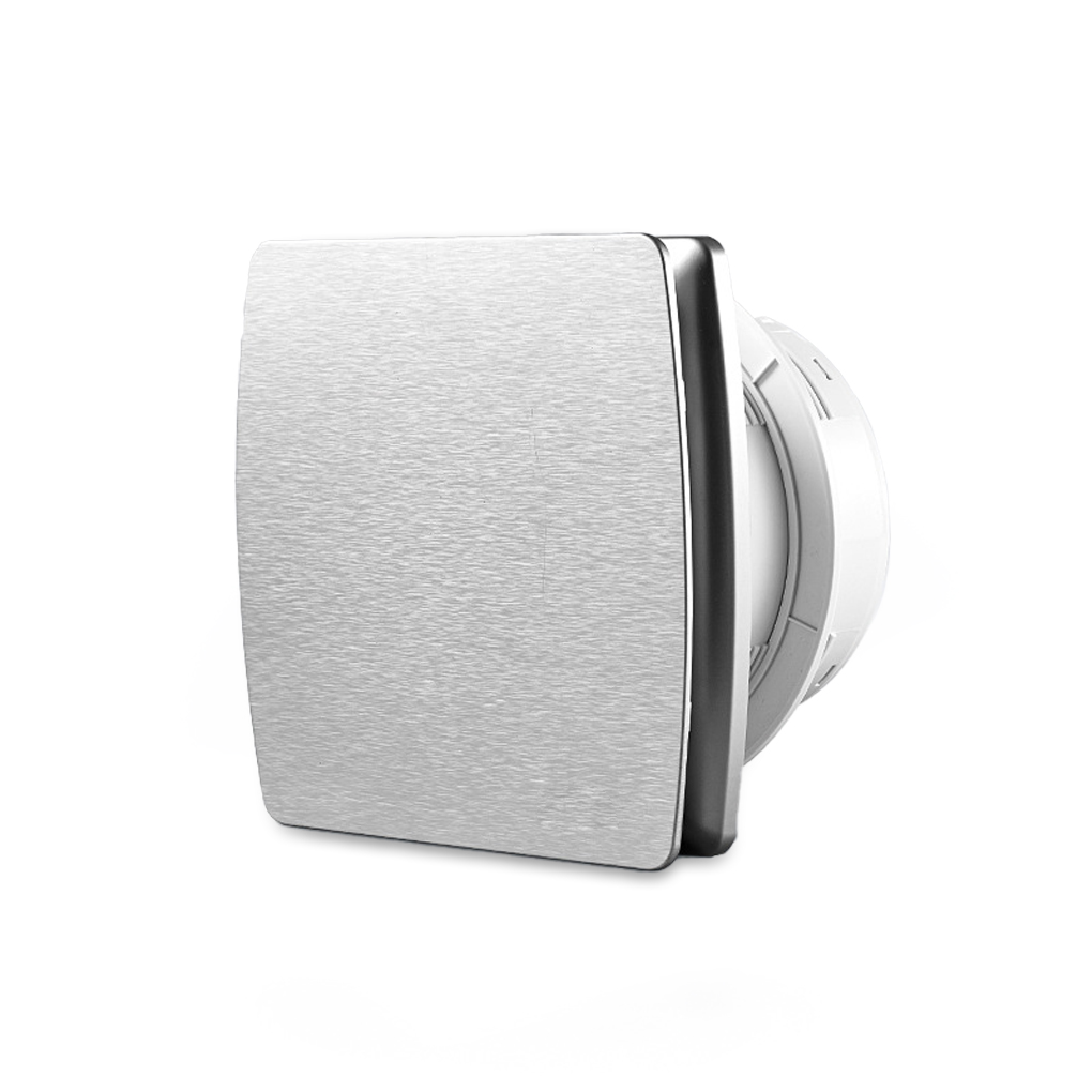 Ventilateur d'extraction de salle de bains, sortie de 4 pouces, montage mural, amélioration remplaçable, extracteur de Ventilation du flux d'air: Gris clair