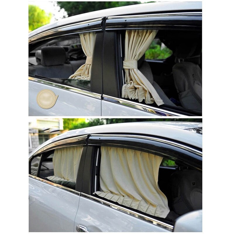 2 pièces Auto rideau voiture fenêtre latérale pare-soleil