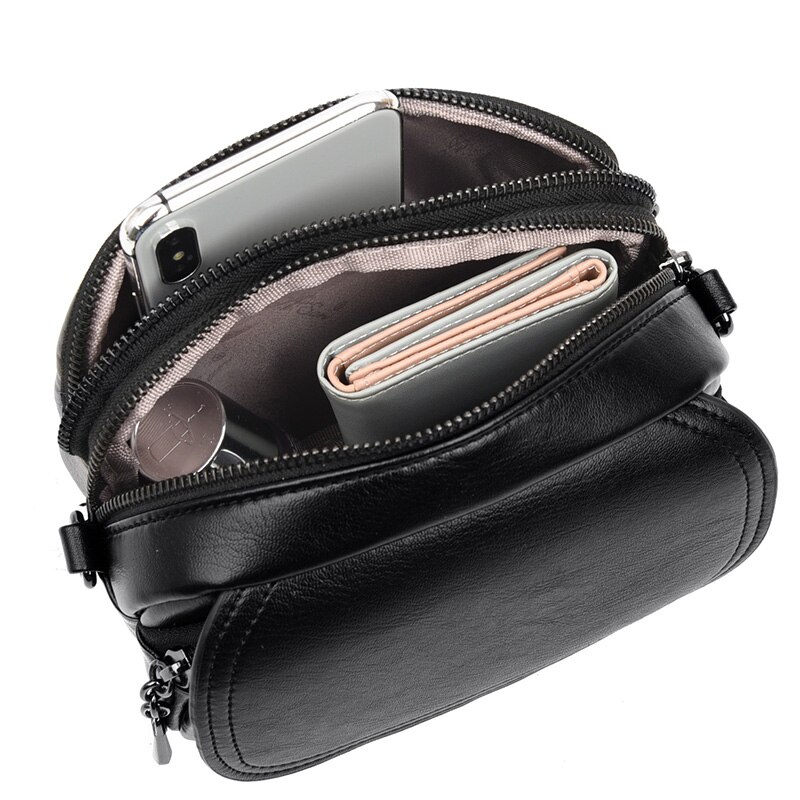 Proste małe PU skórzane torby na ramię Crossbody dla kobiet 2020 torebki i torebki luksusowy projektant zwykły torebka kobieca robić noszenia na ukos