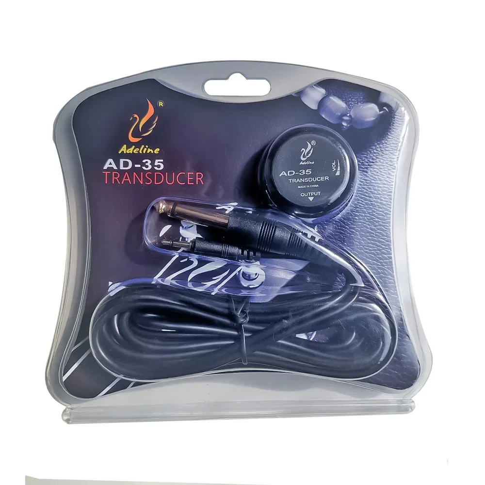 AD-35 Mini Klang wählen-hoch Piezo Verstärker Wandler Stock Piezo aufsammeln für Akustische Gitarre Ukulele Violine Cello Banjo: Gelb