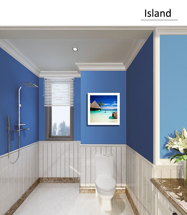 Badezimmer Klapp Schrank Schlecht Dusche Kleidung Lagerung Regal Wasserdichte Wandbild schlagen-freies Organizer Kasten: Insel
