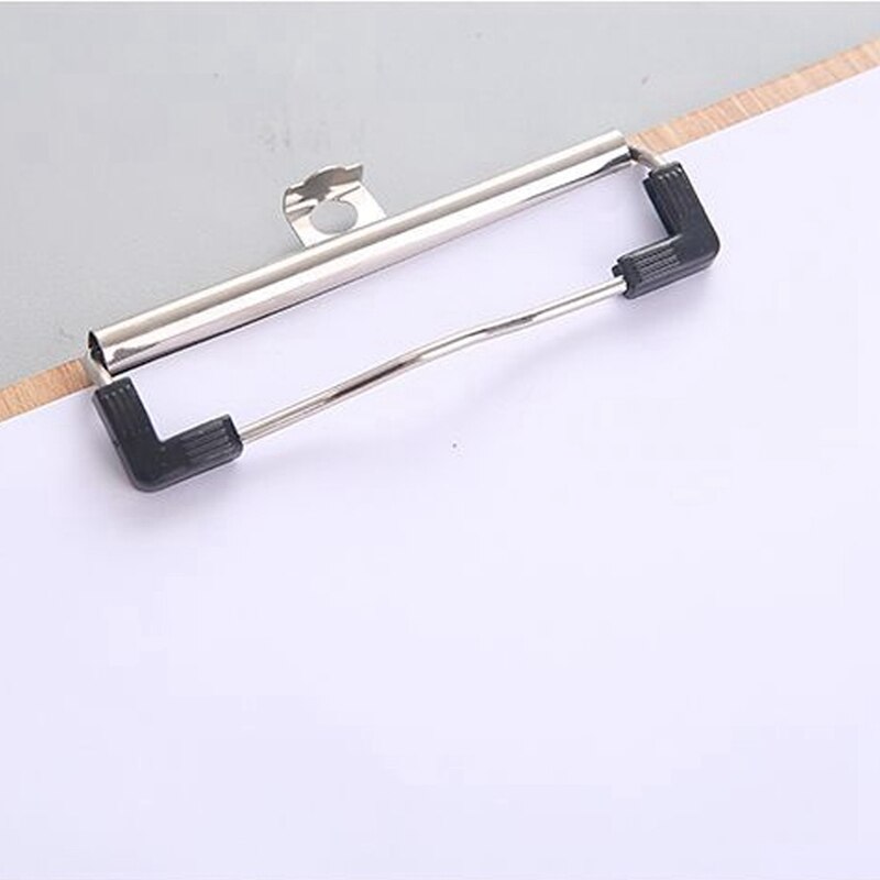 Portapapeles de madera de tamaño A4, tablero de Clip para oficina, escuela, papelería con agujero colgante, carpeta de archivos, tablero fijo, tablero duro para escritura P