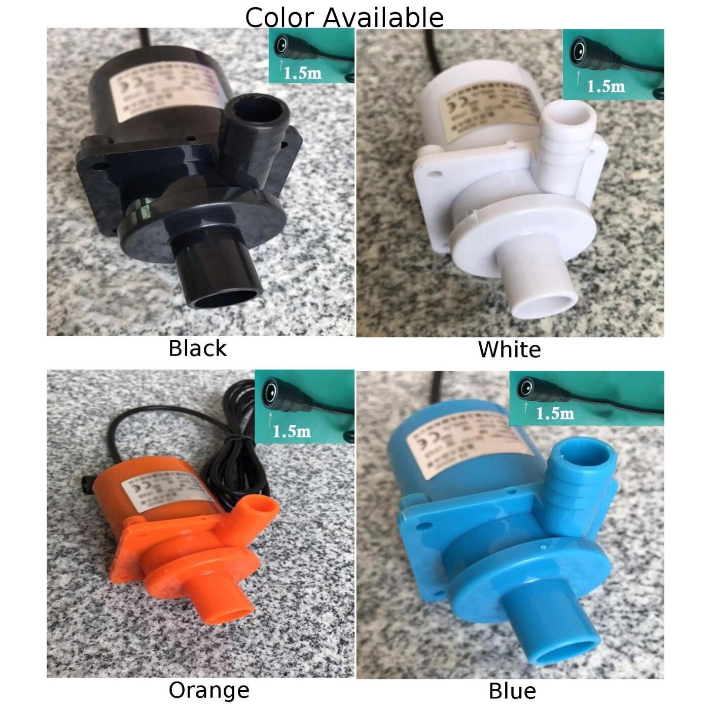 1 X DC 12V Water Circulation Pump Solar Water Pump Brushless Motor 800L/H 18W