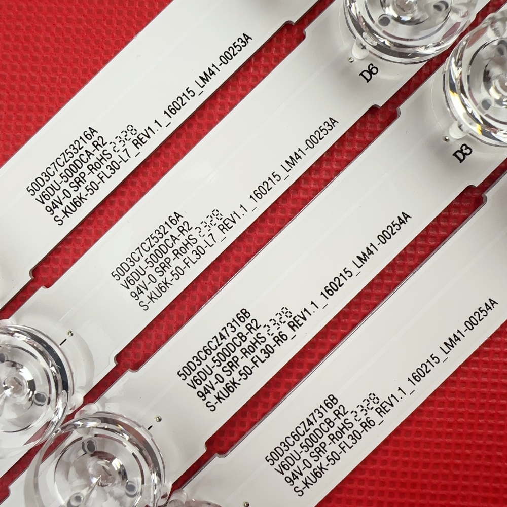 LED strip For UN50MU630 UA50KUF30 UN50KU UE50KU6000U UE50KU6020U UE50KU6000K UE50KU6079K UE50MU6120K Un50mu6103 V6DU-500DCA-R2
