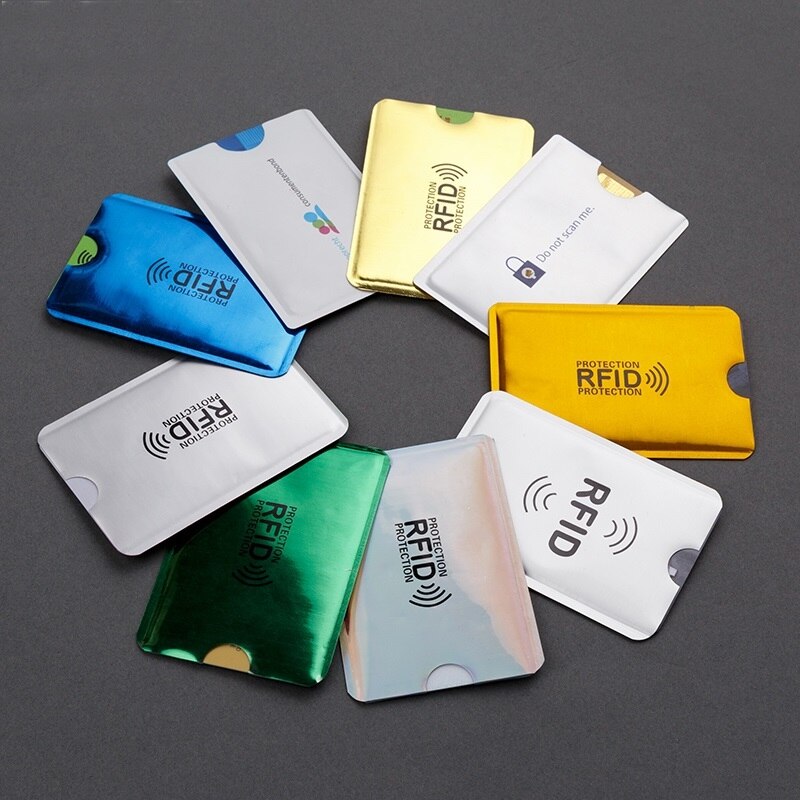 5Pc Anti Rfid Credit Kaarthouder Bank Id Card Bag Cover Houder Identiteit Protector Case Draagbare Visitekaartjes Card houder