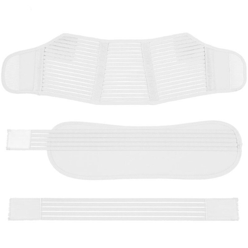 Pregnant Women Belts Maternity Belly Belt Waist Care Abdomen Support Belly Band Back Brace Pregnancy Protector: White / L