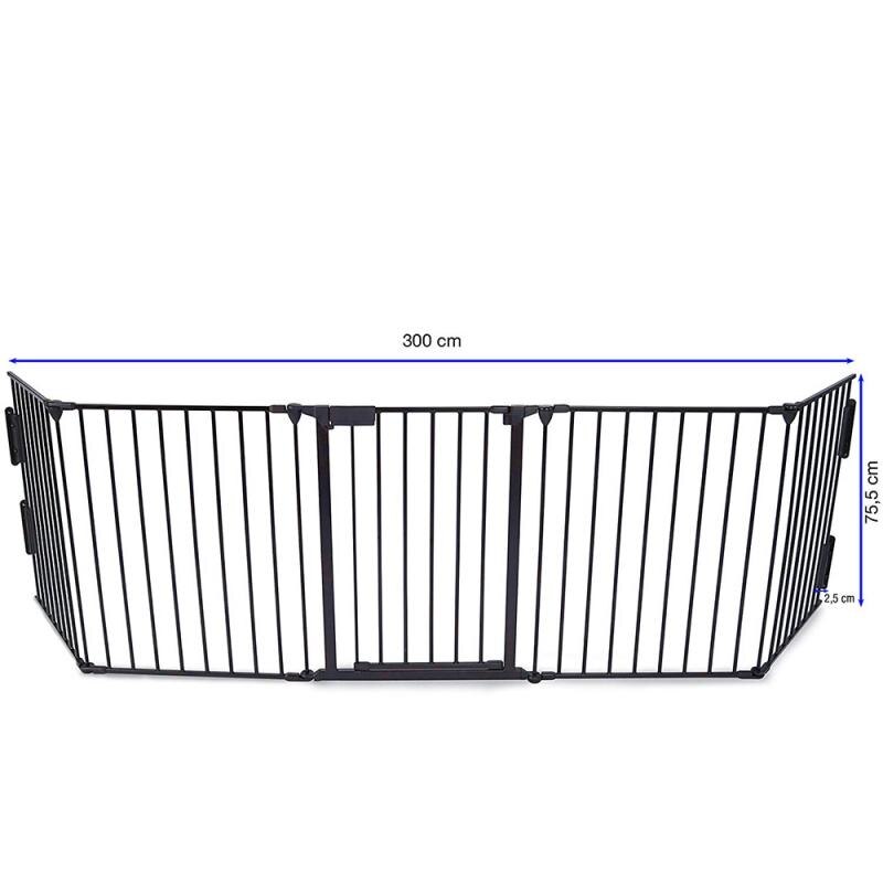Security Fencing Fireplace grille fence 24-hour partition of home hazards,isolation of the baby,pets Safety Fence 310x2.5x75cm