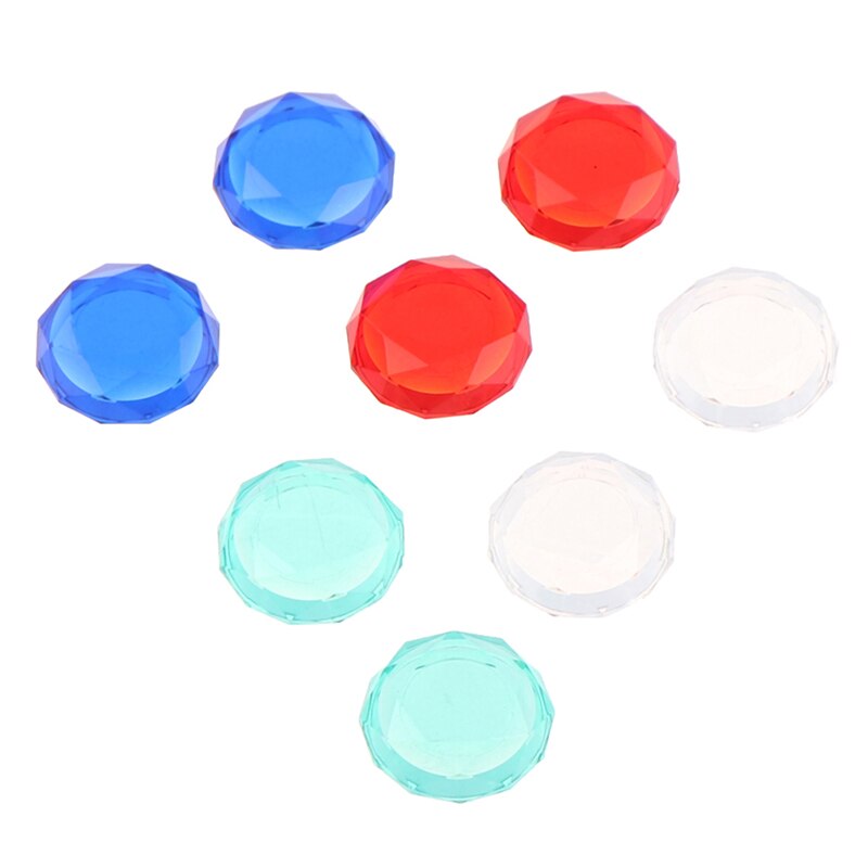 2Pcs Joystick Kristal Duim Grip Cover Case Analoge Stick Caps Voor Ns Lite