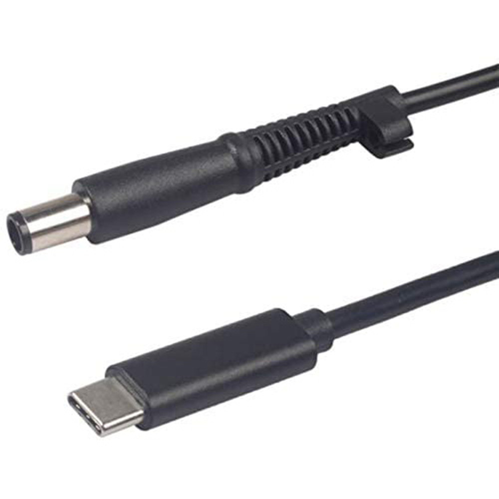 USB C Charge Cable to 7.4x5.0mm Tip Adapter for HP Laptop Charger 19.5v 2.31a / 18.5v 3.5a / 19.5v 3.33a 45w 65W N17908