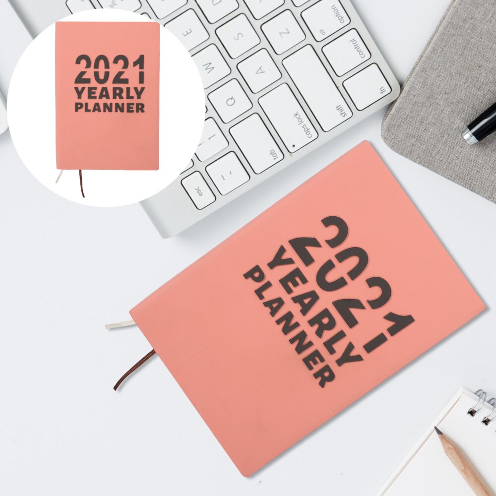 1pc Agenda Notepad Planning Notepad Schedule Handbook Writing Notebook