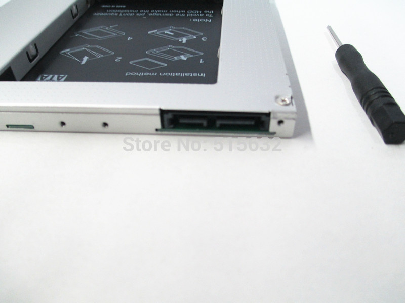 Met ejector 2ND HDD SSD HARD DRIVE caddy voor dell Latitude E6440 E6540 M2800