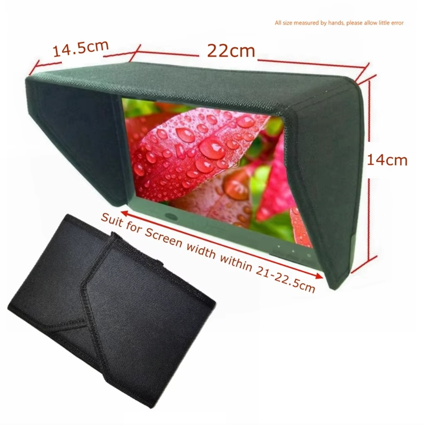 5Zoll 7 8 9 10 11 12Zoll Direktor's Monitor Sonne Kapuze LCD Anzeige hell Schild TV Film Monitor Sonnenschirm Startseite: armeegrün