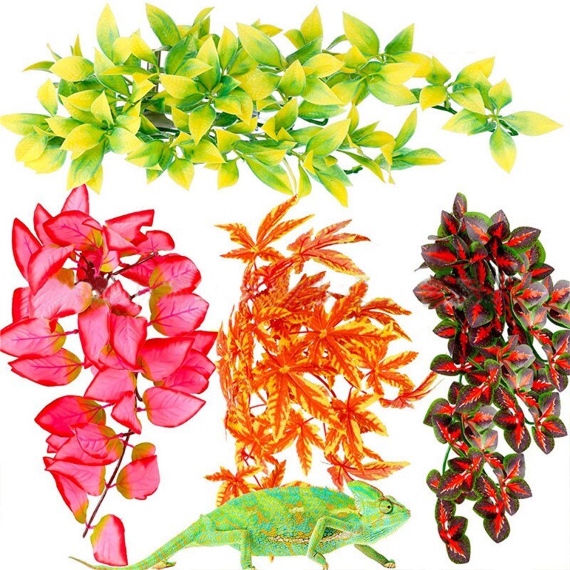 Fafeicy Haie de feuilles artificielles La simulation de haie de jardin gazon Feuille de pastèque
