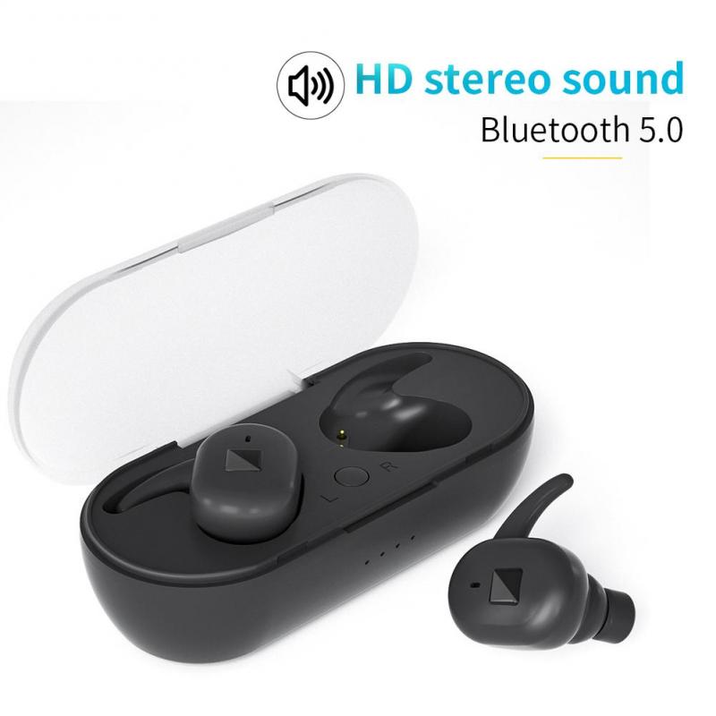 Draagbare Tws Bluetooth 5.0 Oortelefoon Draadloze Hoofdtelefoon Hifi Stereo Oordopjes Mini Koptelefoon Muziek Headsets Voor Smart Phone Laptop