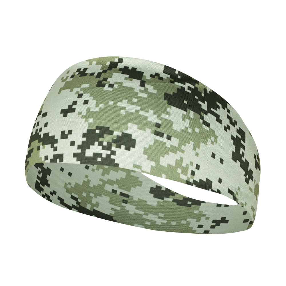 Jongens Meisjes Hoofdbanden Kids Sport Zweetbandjes Camo Elastische Atletische Wicking Haarbanden Voetbal Voetbal Workout Hardlopen Headwrap