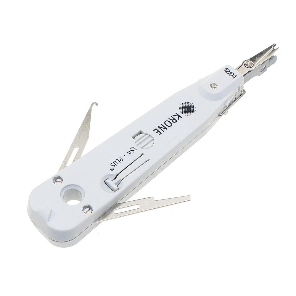 10 stk krone lsa-plus punch down værktøj med sensor til ethernet lan netværk kat 5 rj45 telecom telefon ledning  rj11 kabel patch panel