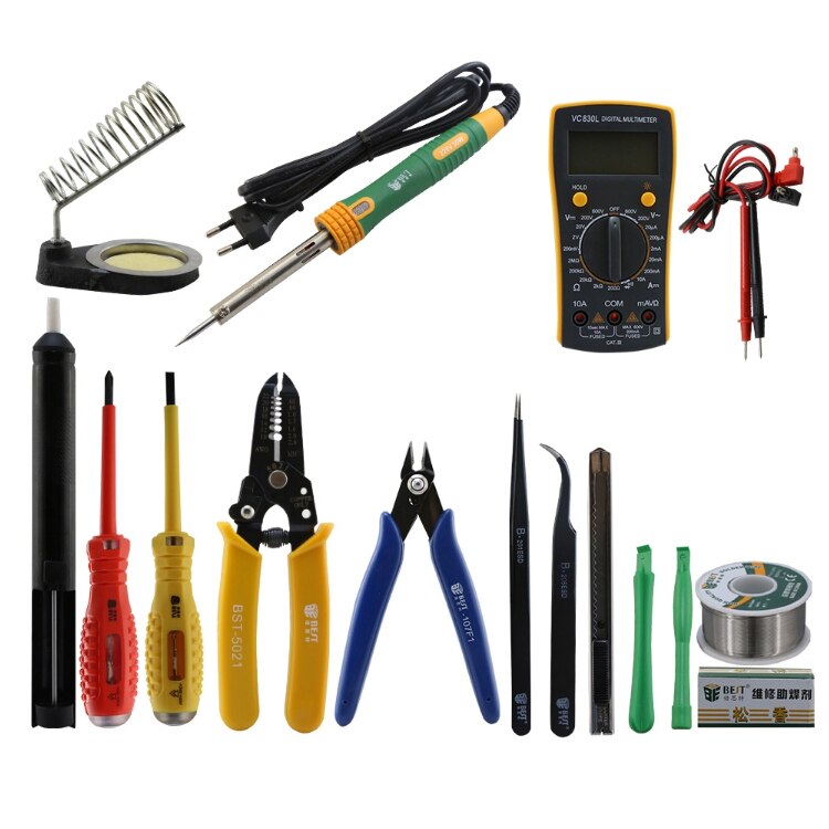 BST-113 NUOVO Disegno Strumento di Riparazione di Computer Sacchetto di 16pcs in 1 Partita Liberamente Computer Portatile Del Cellulare Elettrodomestico Riparazione Tool Set kit