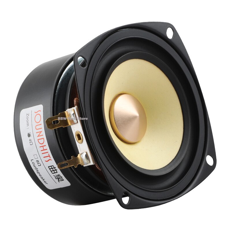 15 30W 3 Inch Speaker 4ohm~8ohm Fever Full Range Speaker Hifi Home Audio Amplifier Speaker 89dB 3dB Car Audio Modified Speaker: Square 8 ohm / 2PCS