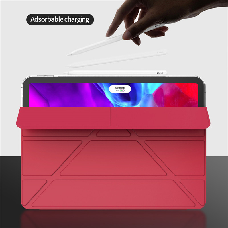 Para Apple IPad Pro 12 9 Funda ultrafina de cuero PU Funda inteligente suave Funda para IPad Pro 12,9 Funda 4ta generación