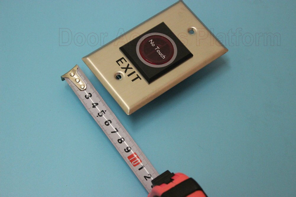 Touchless Release button Exit, No Touch Push Button For Access Control system, Door Locker