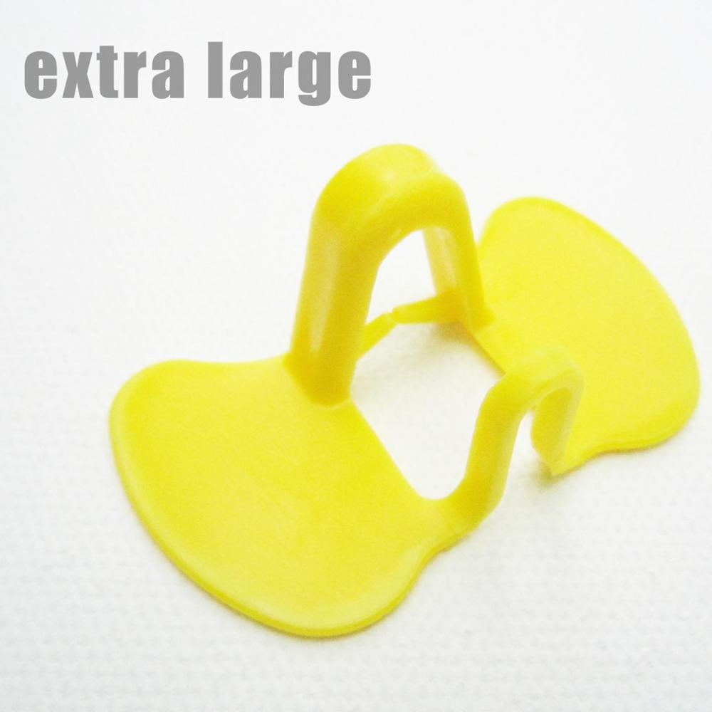 12pcs Red Yellow Pinless No Pin Bolt Chicken Peepers Eye Glasses Pheasant Poultry Blinders Spectacle Anti-pecking: yellow extra large