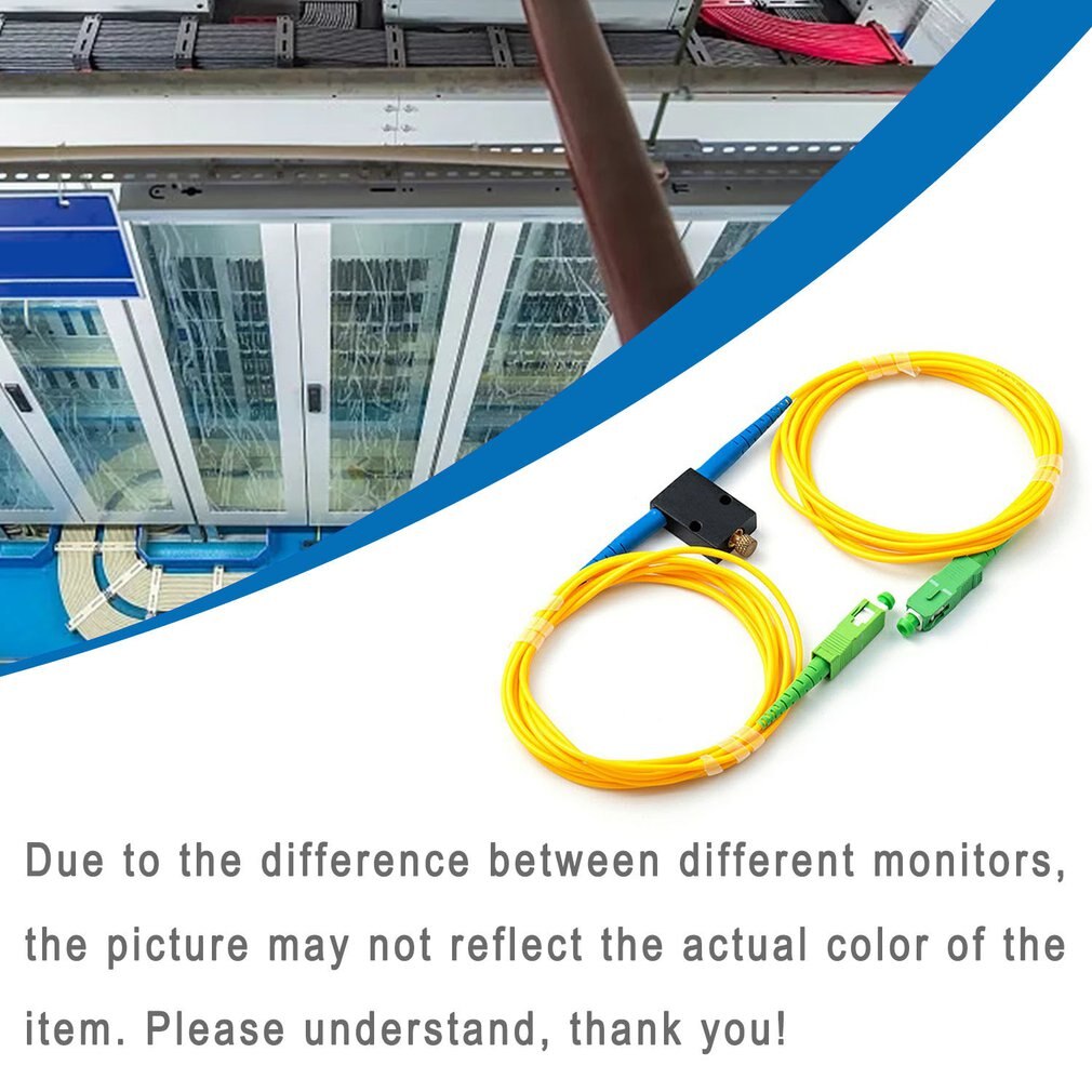 SC/APC Online Adjustable Attenuator Fiber Optic Attenuator Fiber Adapter Sc Fiber Optic Adapter Mechanical Adjustment Durable