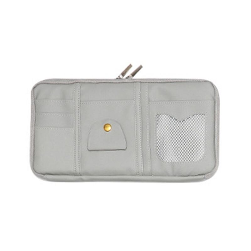 Osłona przeciwsłoneczna robić samochodu organizator rejestracja teczka na dokumenty osobiste należące pokrowiec wnętrze auta akcesoria: 9FF1001308-szary