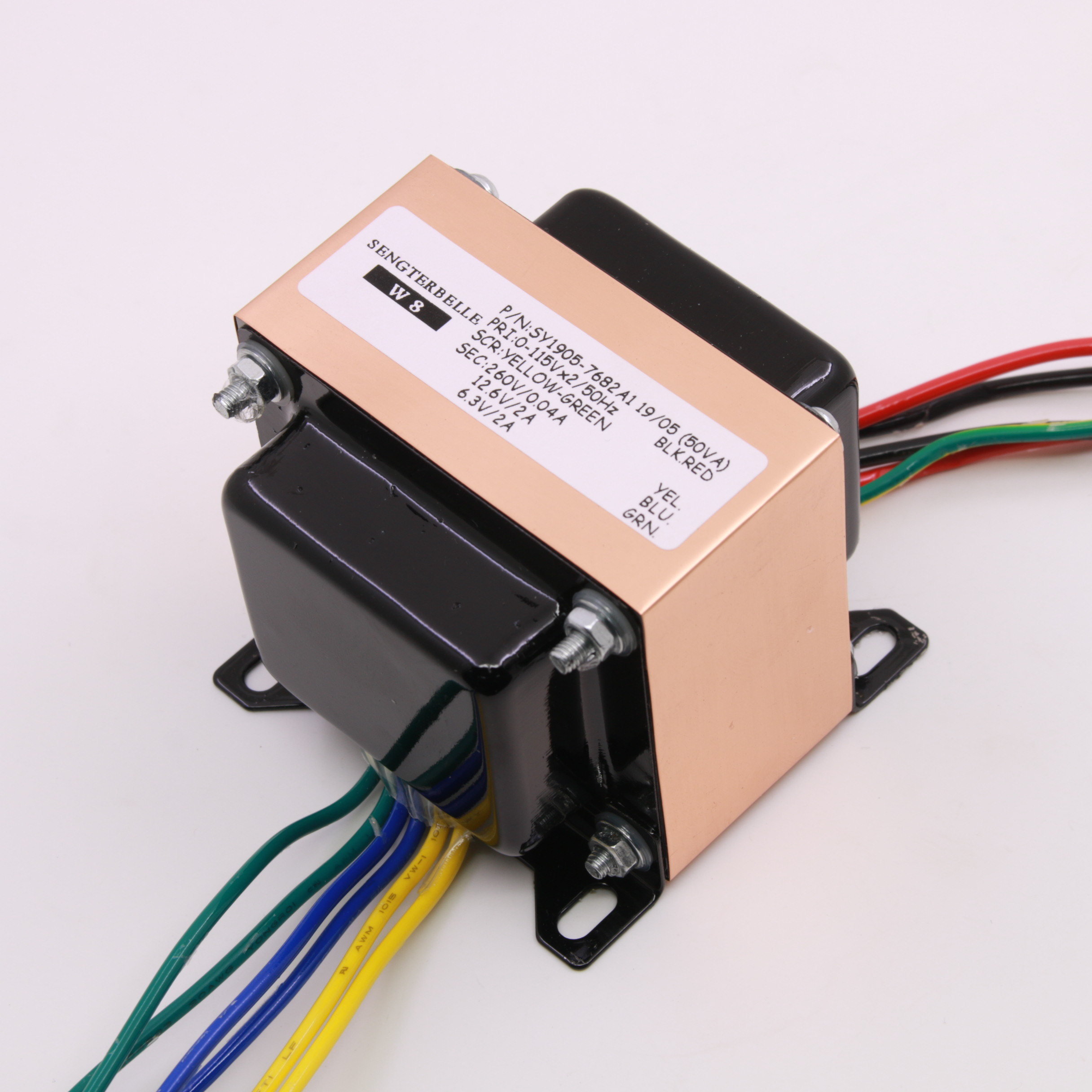 50W EI Transformer Output 260V+12.6V+6.3V Audio Tube Phono Amplifier Pre-Amp Power Supply