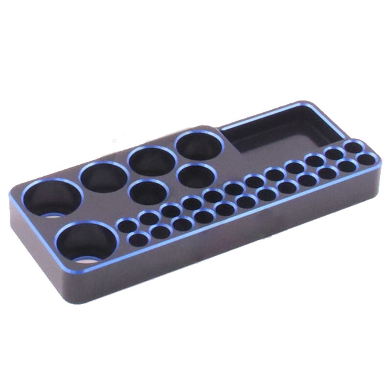 066E Schroevendraaier Organizer Rc Gereedschap Opbergrek Ideaal Voor Auto Liefhebbers En Volwassenen Gebruikt Voor Schroeven Tang Kniptang: Blue