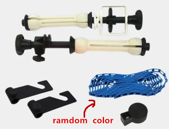 Sistema de soporte de fondo Manual de montaje en pared de un solo rodillo para fotografía, equipo de estudio fotográfico, kit de 1 rodillo: Negro