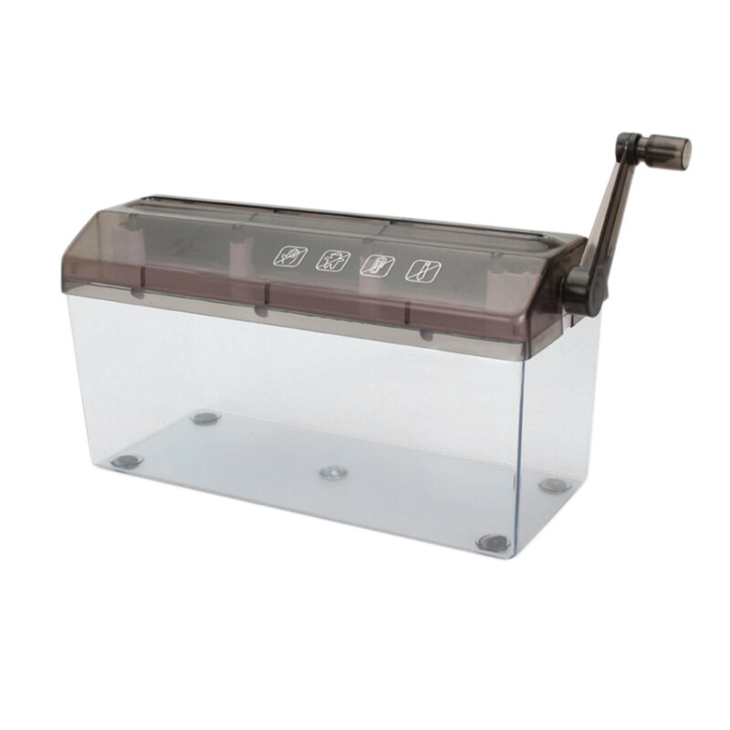Mini trituradora destructora de documentos de papel, cortadora Manual, trituradora de papel Manual, herramienta de archivo de documentos para escuela oficial