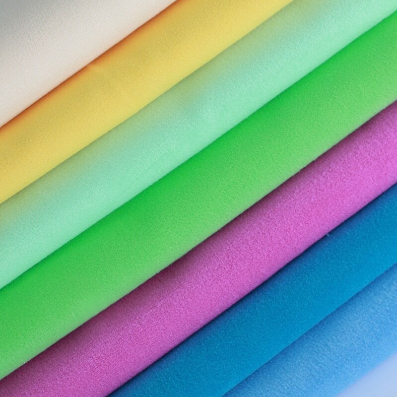 100*160cm mikrofiber sammet tyg för diy badrock glasögon rengöringsduk snabbtorkande handduk gardiner soffa tyg