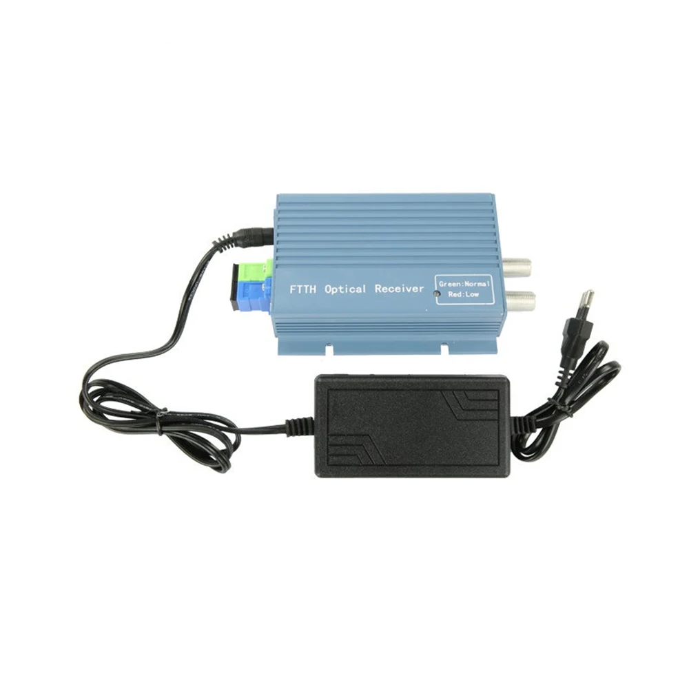 Ricevitore ottico ftth attivo ricevitore in fibra ottica wdm da fibra a rf, trasmissione rf catv+rete + uscita in fibra