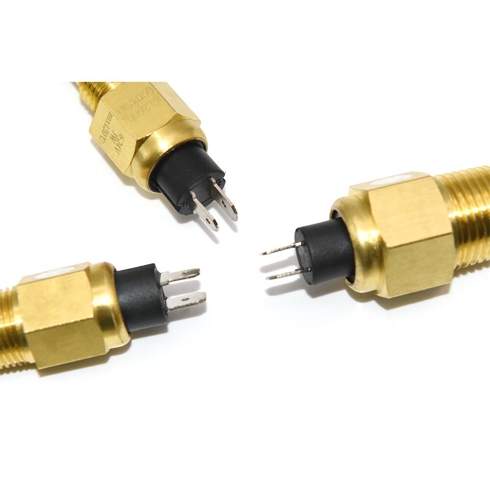 14mm 17mm 21mm Universal Water Temperature Sensor Diesel Engine With Temp Alarm For Car Auto Truck Racing Water Temp Gauge