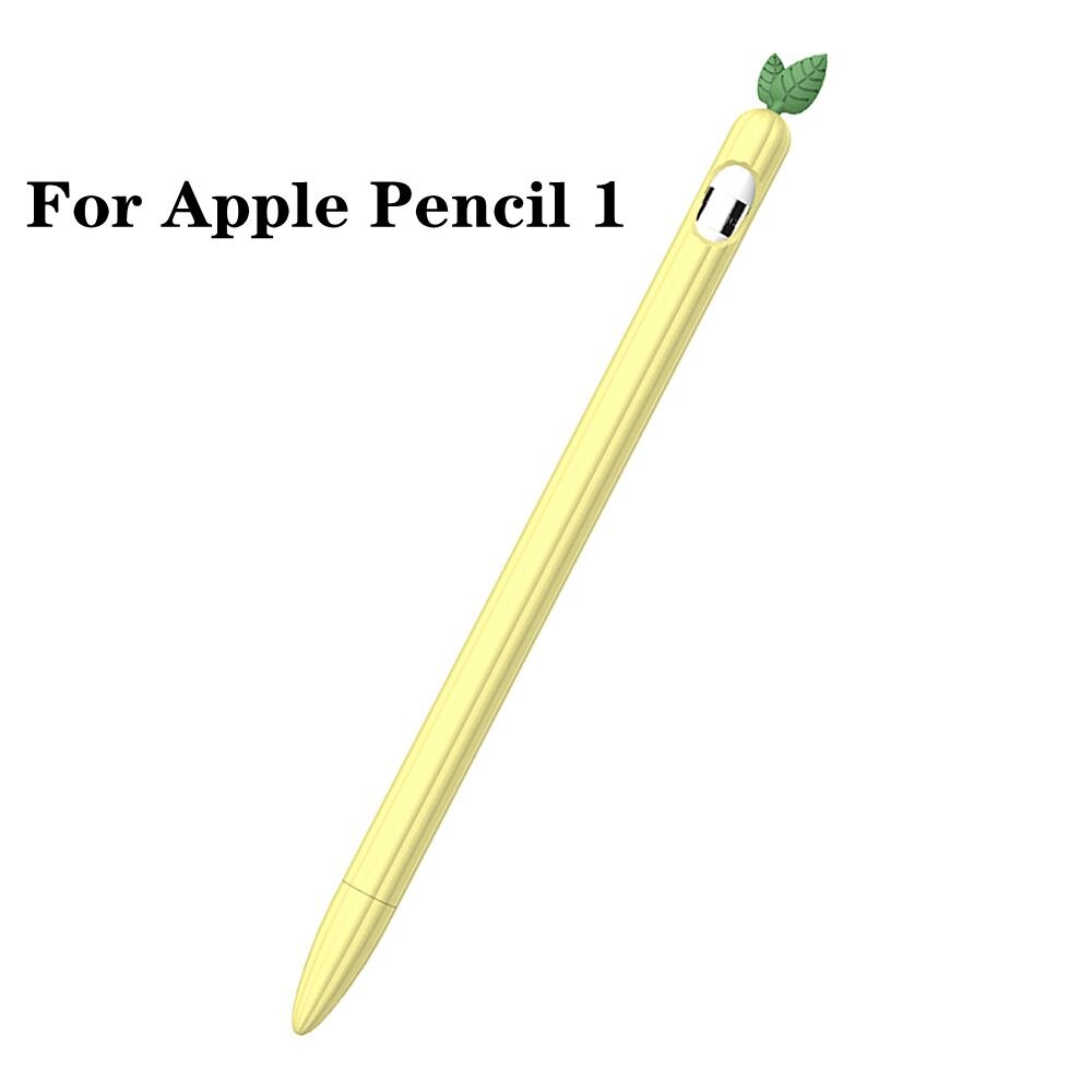 Soft Carrot Silicone For Apple Pencil 1 2 Case Compatible For Tablet Touch Pen Stylus Protective Sleeve Cover Coque Anti Lost: 04