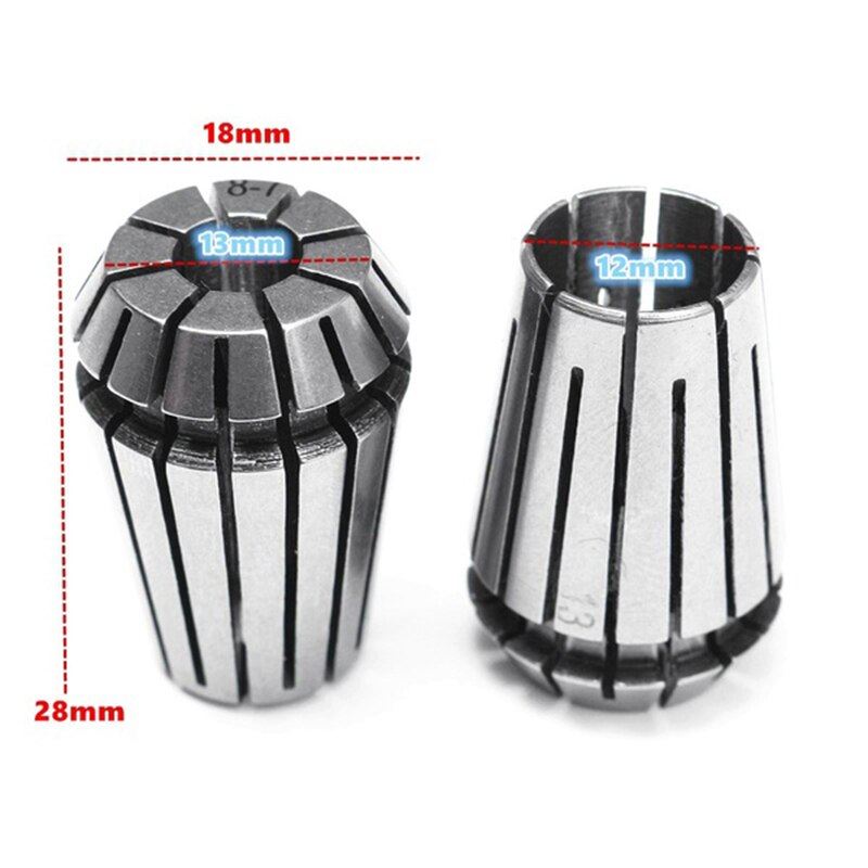 13pcs 1-1m ER20 Spring Collet Set CNC Workholding Engraving&Milling Lathe