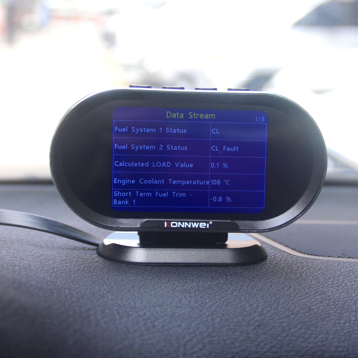 Head Up Display Kw206 Vehicle Fault Scanner Head Grandado