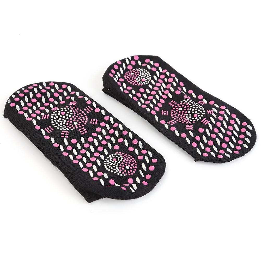 Chaussettes magnétiques auto-chauffantes pour femmes et hommes, 1 paire, thérapie magnétique à la Tourmaline, Massage confortable et pour l&#39;hiver