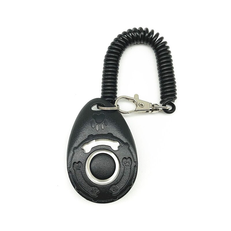 Clicker-juguetes para perros, Entrenamiento Clickers de mascotas, adiestramiento de adiestramiento para perros, duradero: Black
