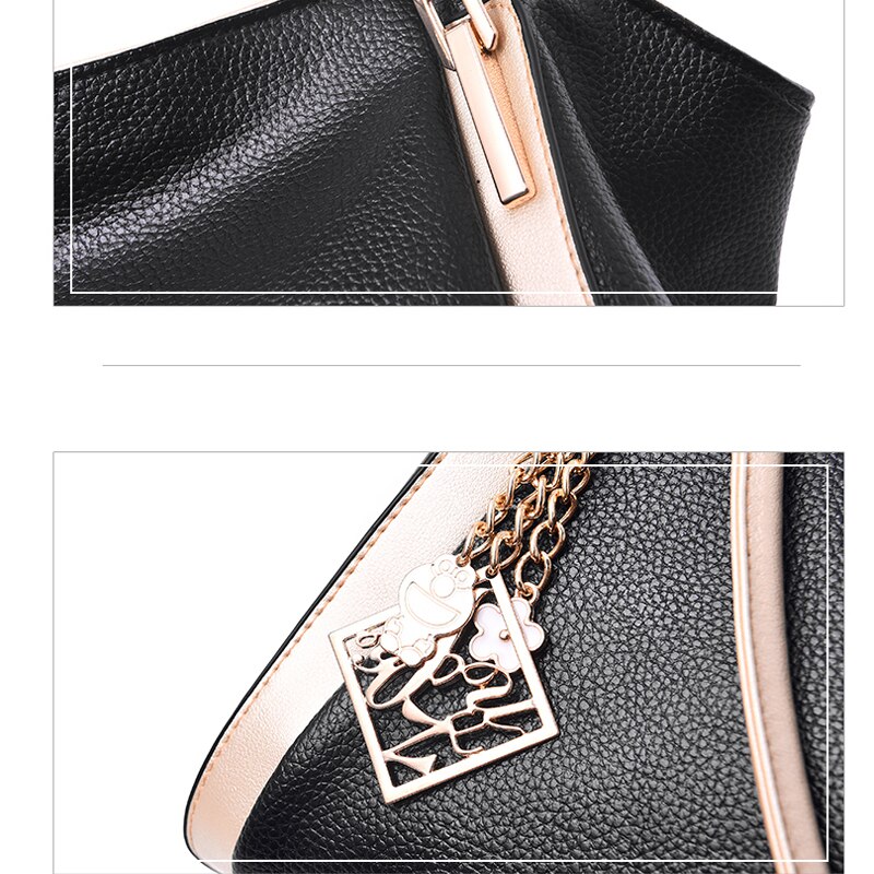 bandolera bolsos de lujo Bolsos De Mujer grande Vintage cuero negro Cluth Boho verano noche bolso de mano